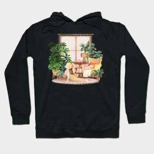 Yoga with plants 1 Hoodie